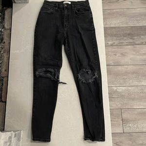 Vibrant black jeans! Worn once but in perfect condition! Size 26